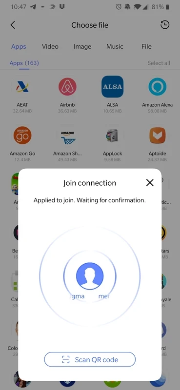 EasyShare — tangkapan layar 1